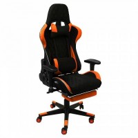 Кресло игровое AksHome AXEL, RGB, черный, оранжевый